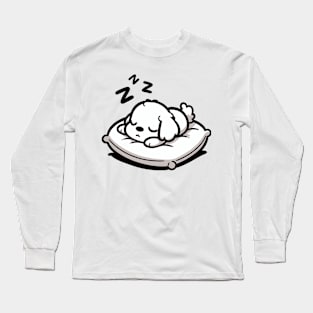 Dog Sleeping Long Sleeve T-Shirt